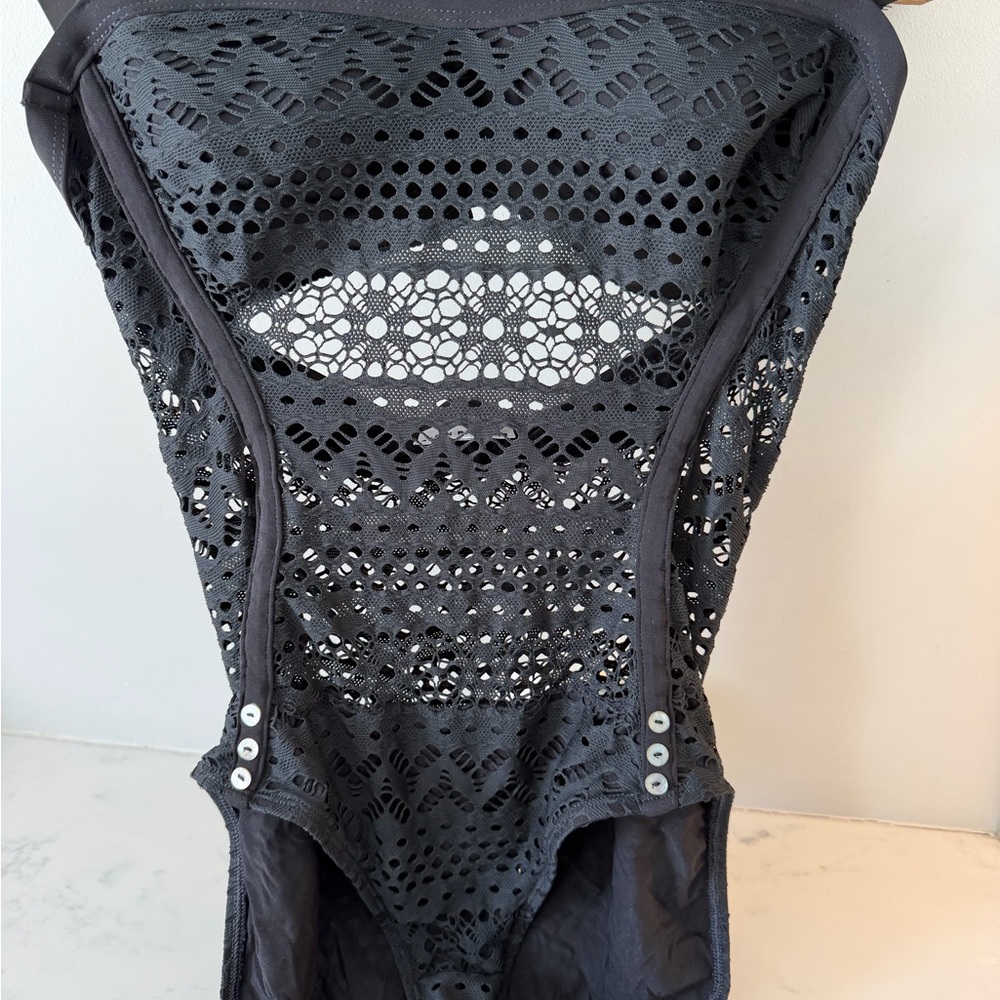 Black Lace Swimsuit